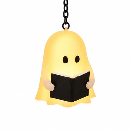 Bookshelf Lantern Warm Amber LED Battery-Operated Tool-Free Metal Holder