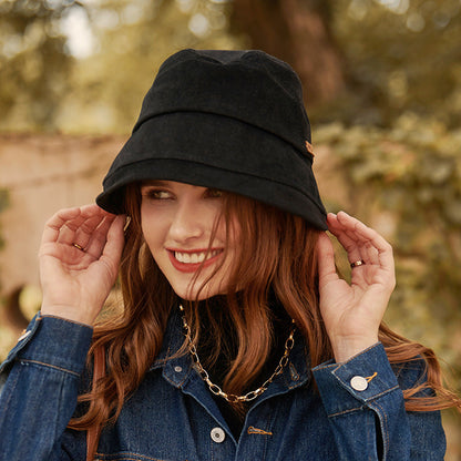 Bucket Hat Breathable Polyester-Cotton Foldable