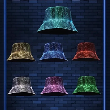 Bucket Hat LED Lighting Multiple Modes