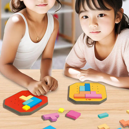 Building Set Wooden 108 Pieces 20 Task Cards