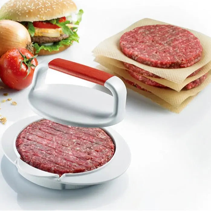 Burger Patty Maker Non-Stick & Dishwasher-Safe Space-Saving