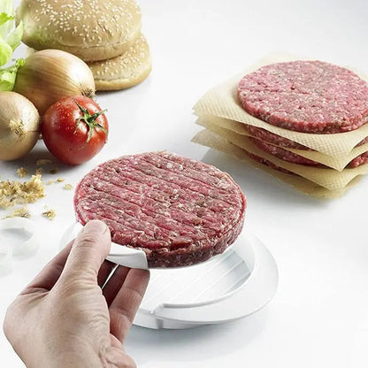 Burger Patty Maker Non-Stick & Dishwasher-Safe Space-Saving