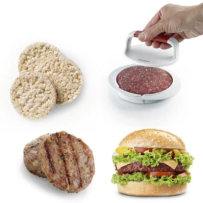 Burger Patty Maker Non-Stick & Dishwasher-Safe Space-Saving