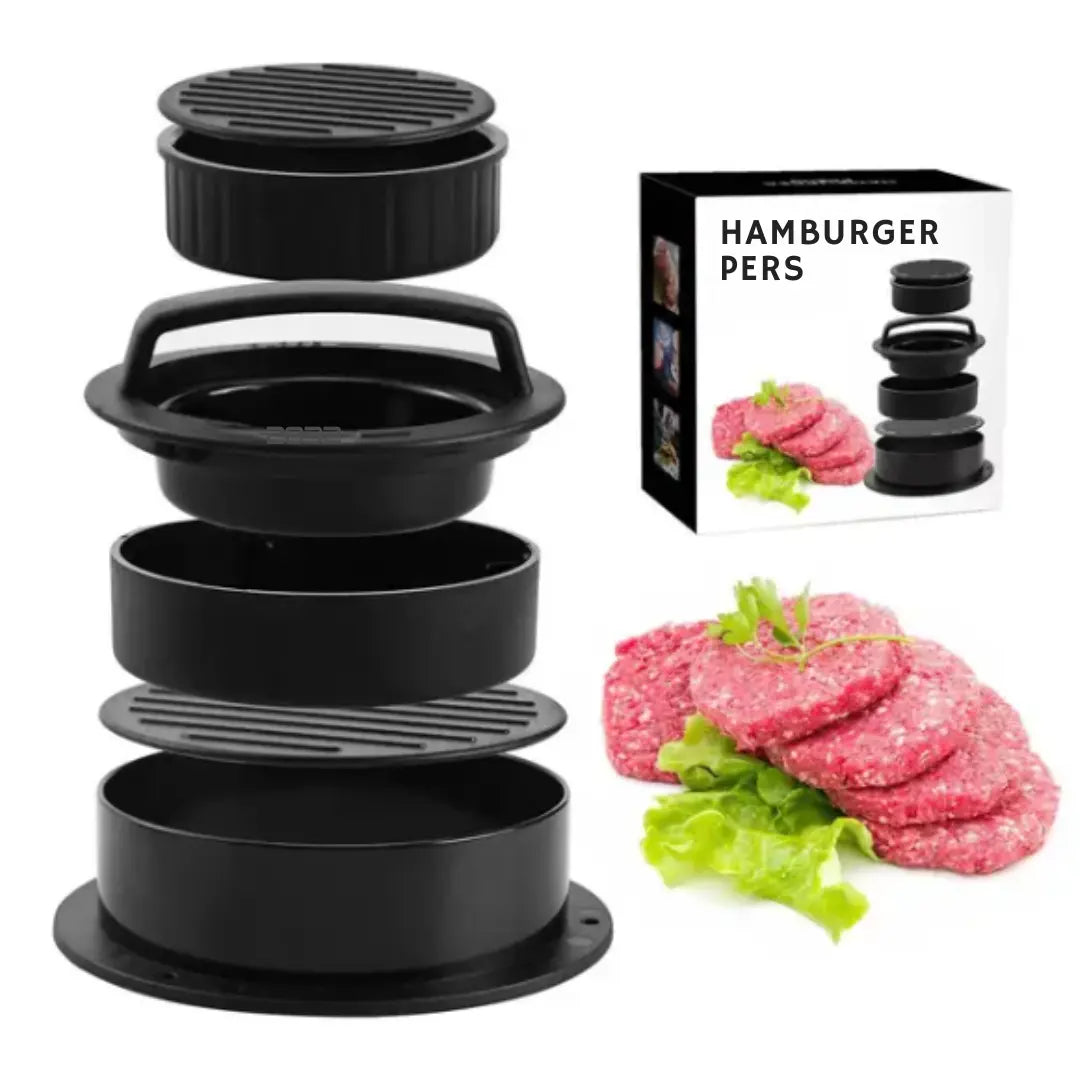 Burger Press Twist-Lock Lid Uniform Patties