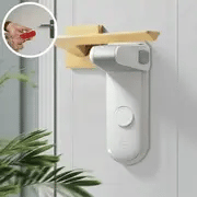 Cabinet & Door Lock Self-Adhesive No-Drill Push-And-Slide