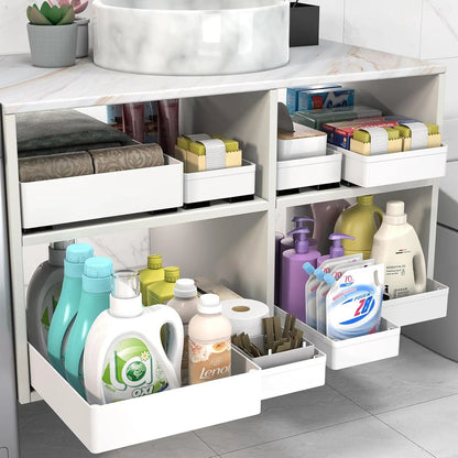 Cabinet Organizer Drill-Free Nano Adhesive 55 lb Capacity