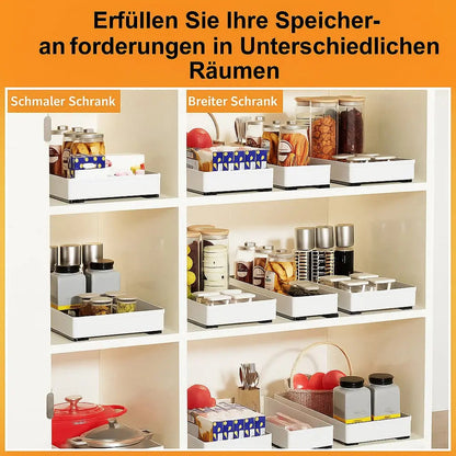 Cabinet Organizer Drill-Free Nano Adhesive 55 lb Capacity