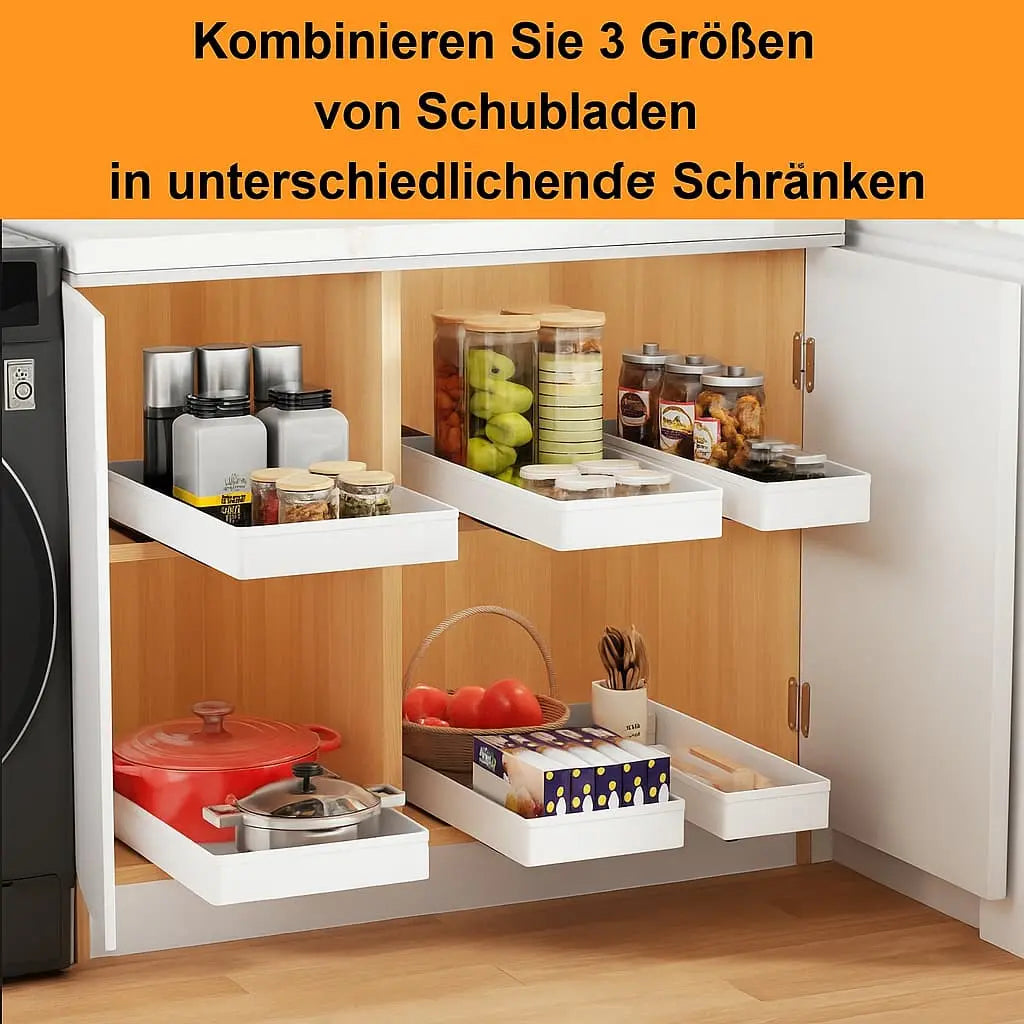 Cabinet Organizer Drill-Free Nano Adhesive 55 lb Capacity