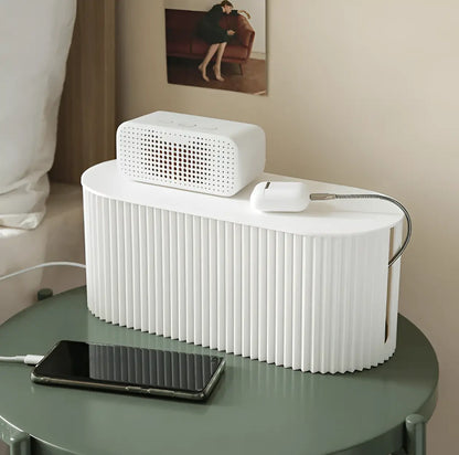 Cable Management Box Side Openings & Removable Lid
