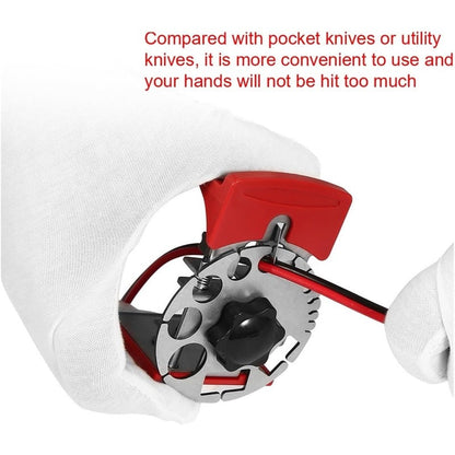 Cable Stripper Adjustable Depth 10 Stainless Steel Blades