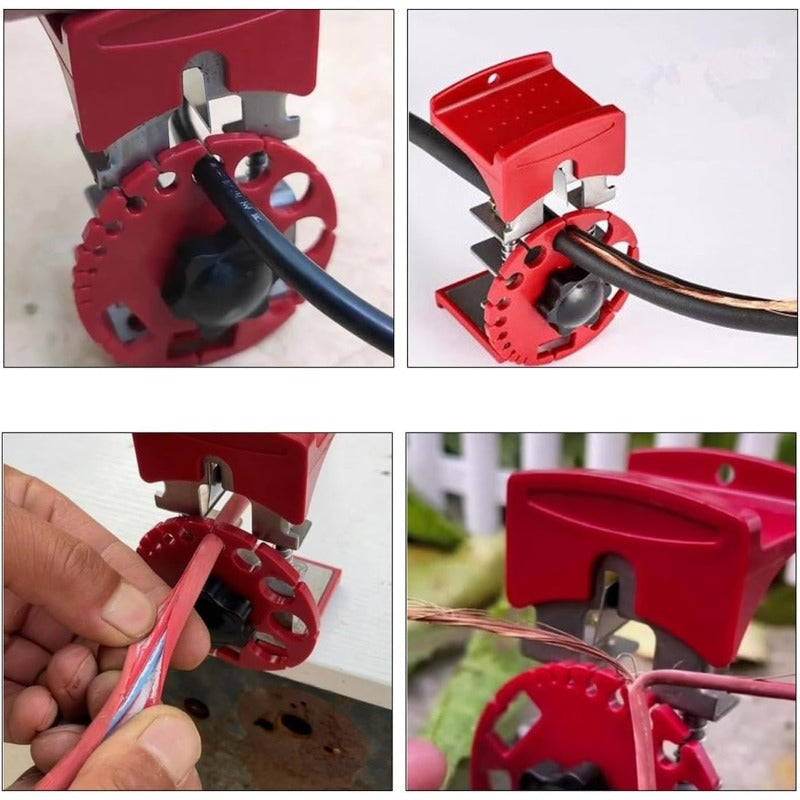 Cable Stripper Adjustable Depth 10 Stainless Steel Blades