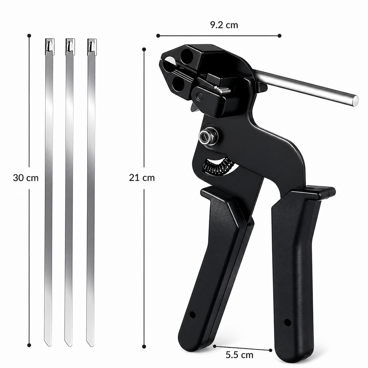 Cable Tie Gun Automatic Tightening Flush Cut