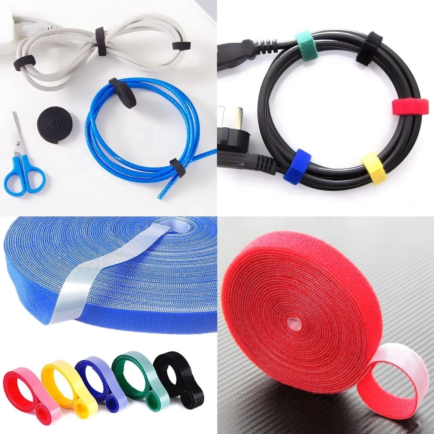 Cable Tie Roll Self-Adhesive & Reusable 5 Meter