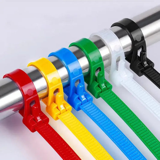 Cable Ties Reusable Self-Locking Nylon Set of 100