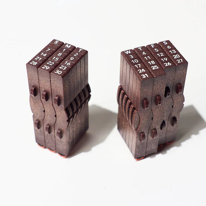 Calendar Stamp Reusable Precise Grid Multi-Layout