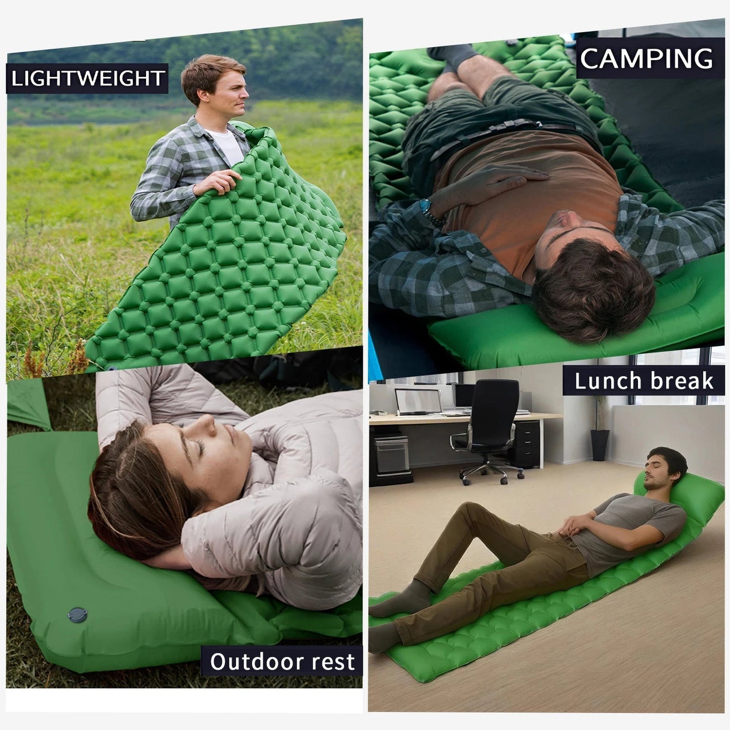 Camping Air Mattress Ultralight Honeycomb Insulating
