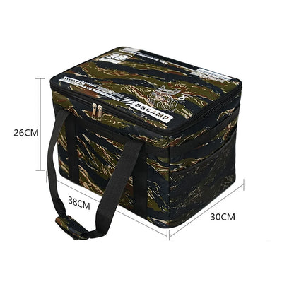 Camping Bag Waterproof 900D Oxford Carabiner Hooks