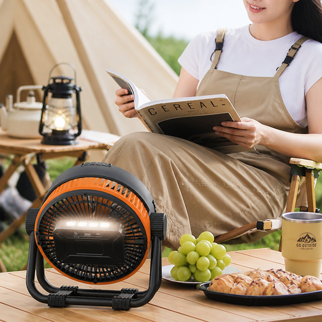 Camping Fan Rechargeable 20,000 mAh LED Light