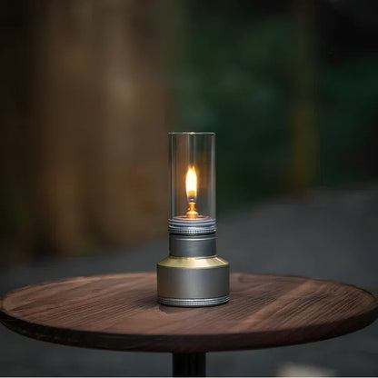 Camping Lantern Butane-Fueled 23-Hour Glass Globe