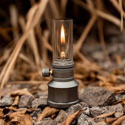 Camping Lantern Butane-Fueled 23-Hour Glass Globe
