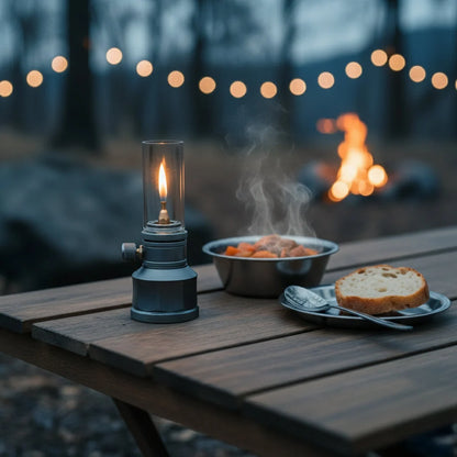 Camping Lantern Butane-Fueled 23-Hour Glass Globe