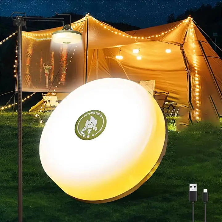 Camping Light 4-in-1 USB Rechargeable Magnetic Base