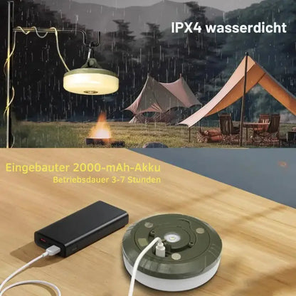 Camping Light 4-in-1 USB Rechargeable Magnetic Base
