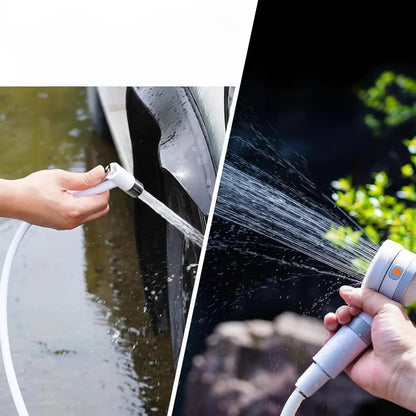 Camping Shower USB Rechargeable Adjustable Spray & Extendable Hose
