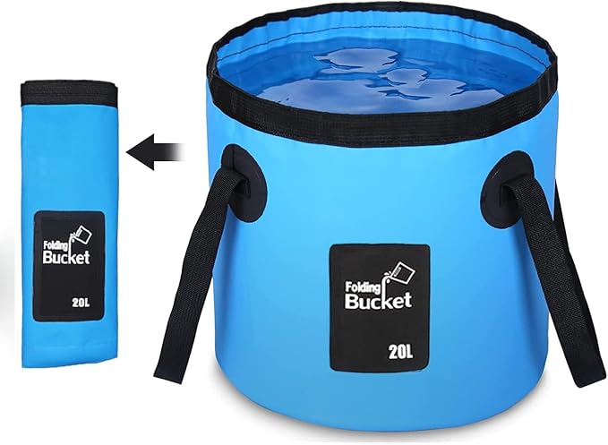 Camping Shower USB Rechargeable Foldable 5.3 Gallon