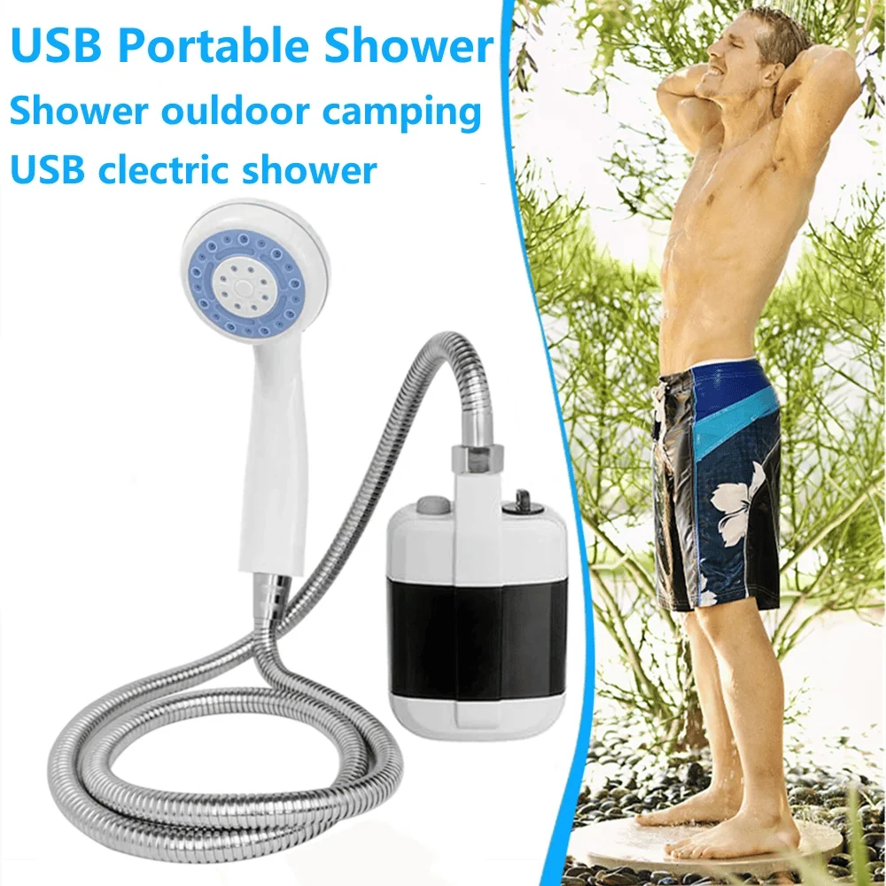 Camping Shower USB Rechargeable Foldable 5.3 Gallon