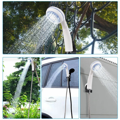 Camping Shower USB Rechargeable Foldable 5.3 Gallon