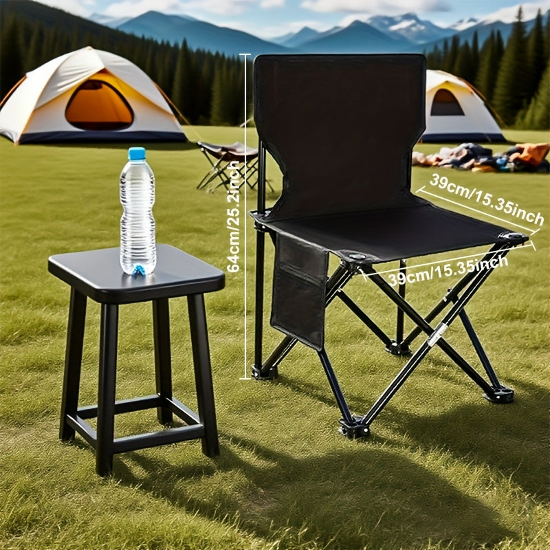 Camping Table & Chairs Foldable Waterproof Oxford Cup Holders