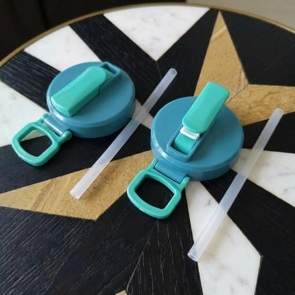 Can Cap Silicone Integrated Straw & Leak-Proof