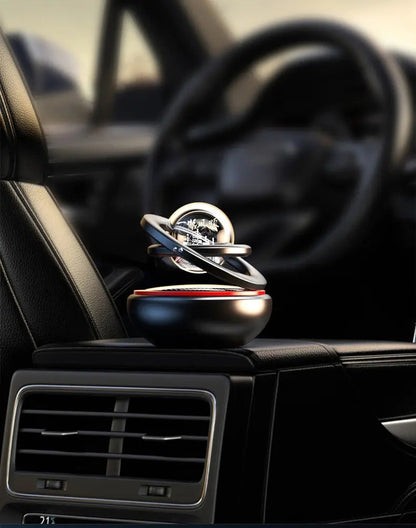 Car Air Freshener Solar-Powered 360° Rotating Fragrance Stone