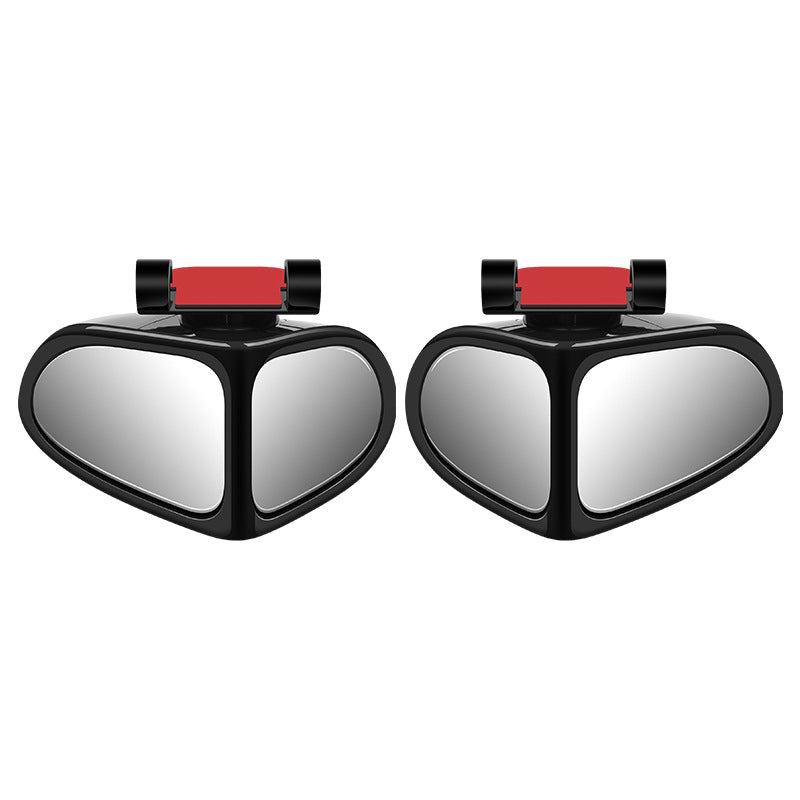 Car Auxiliary Mirror Dual-View 360-Degree Rotatable