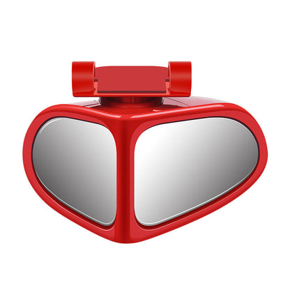 Car Auxiliary Mirror Dual-View 360-Degree Rotatable