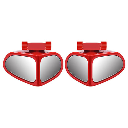 Car Auxiliary Mirror Dual-View 360-Degree Rotatable