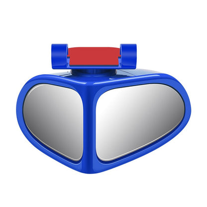 Car Auxiliary Mirror Dual-View 360-Degree Rotatable