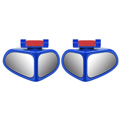 Car Auxiliary Mirror Dual-View 360-Degree Rotatable