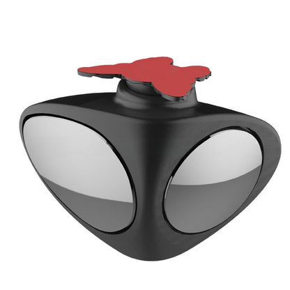 Car Auxiliary Mirror Dual-View 360-Degree Rotatable