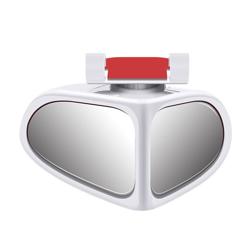 Car Auxiliary Mirror Dual-View 360-Degree Rotatable