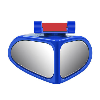Car Auxiliary Mirror Dual-View 360-Degree Rotatable