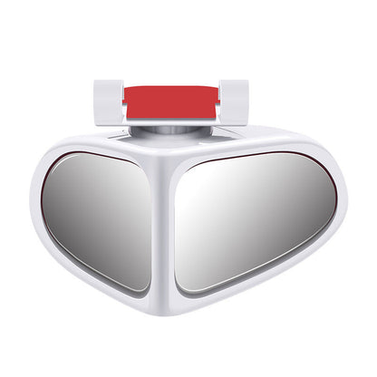 Car Auxiliary Mirror Dual-View 360-Degree Rotatable