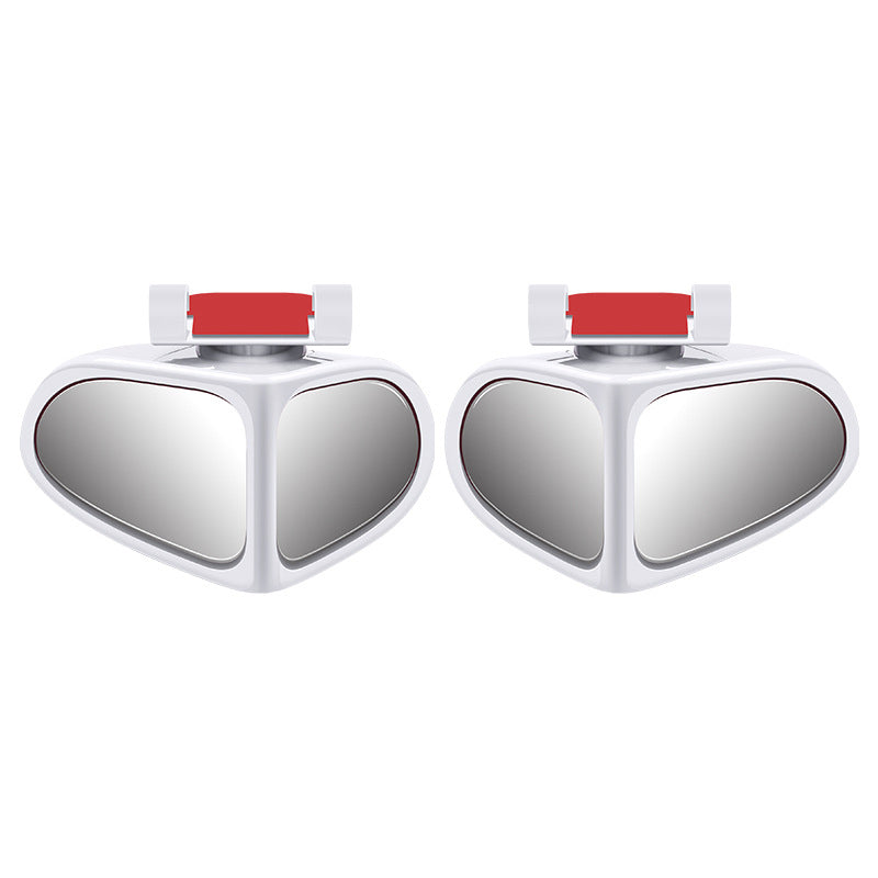 Car Auxiliary Mirror Dual-View 360-Degree Rotatable