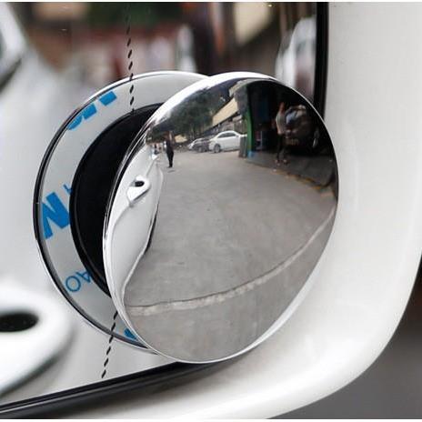 Car Blind Spot Mirror Frameless Self-Adhesive 360 Degree Adjustable