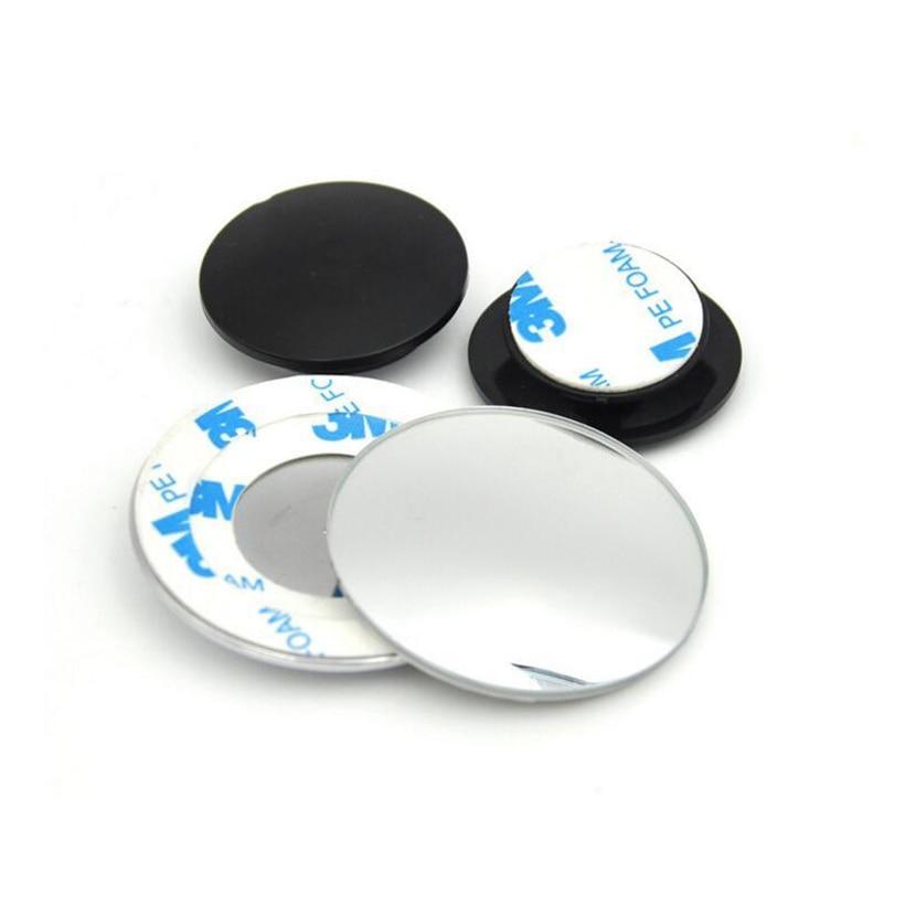Car Blind Spot Mirror Frameless Self-Adhesive 360 Degree Adjustable