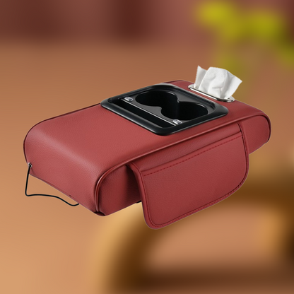 Car Center Armrest USB & USB-C Charging Cup Holder