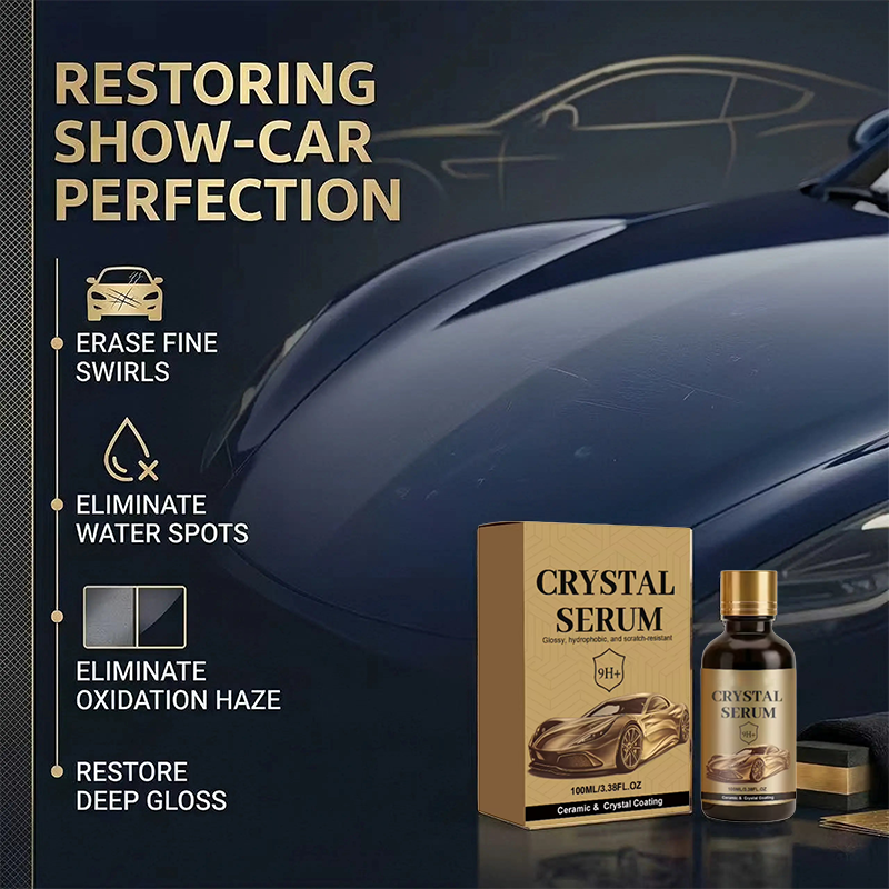 Car Ceramic Coating 9H Hardness Hydrophobic High Gloss Kit
