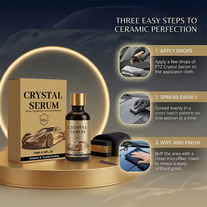 Car Ceramic Coating 9H Hardness Hydrophobic High Gloss Kit