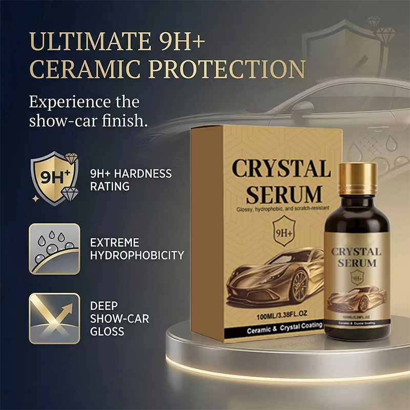 Car Ceramic Coating 9H Hardness Hydrophobic High Gloss Kit